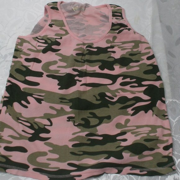 Women's Camouflage Thermal Tank Top XXL - Picture 1 of 1